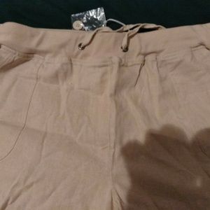 New Linen and Rayon cuff shorts